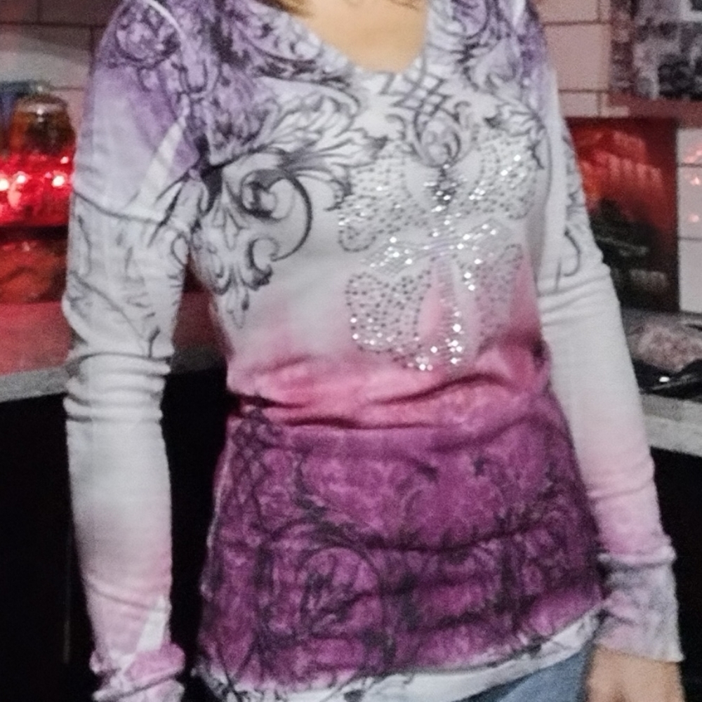 Embellished long sleeved top - Picture 11 of 14
